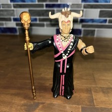 Boneco vintage Indiana Jones 1984 Ljn Temple Of Doom Mola Ram quase completo comprar usado  Enviando para Brazil