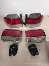 Carcaças de lanterna traseira 99-00 Honda Civic Coupe OEM Stanley - *MUITO DESGASTADO* comprar usado  Enviando para Brazil