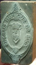 Ancienne matrice imprimerie d'occasion  France