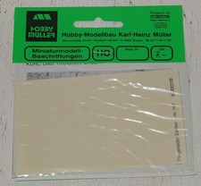Hobby müller decals gebraucht kaufen Hobby müller decals gebraucht kaufen  Hanau