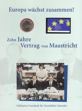 Numisblatt europa wächst gebraucht kaufen  Kiefersfelden