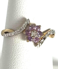 Amethyst diamond ring for sale  Hoschton