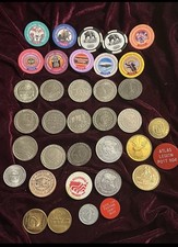 Vintage casino token for sale  Paxinos
