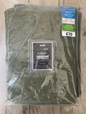 olive green curtains for sale  PETERBOROUGH