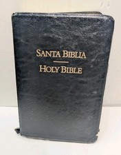 RVR 1960/KJV Bilingual Bible (Black Bonded Leather - Indexed Spanish Edition comprar usado  Enviando para Brazil