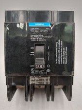 Disjuntor Siemens BQD3100 parafuso 100A 3P 480V BQD 100 ampères 3 polos usado comprar usado  Enviando para Brazil