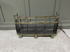 Antique fireguard brass for sale  WINCHESTER