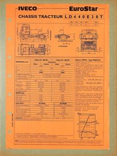 IVECO TRUCKS / EUROSTAR TRACTEUR  TYPE LD440E38T / FICHE TECHNIQUE 1995, usado comprar usado IVECO TRUCKS / EUROSTAR TRACTEUR  TYPE LD440E38T / FICHE TECHNIQUE 1995, usado comprar usado  Enviando para Brazil