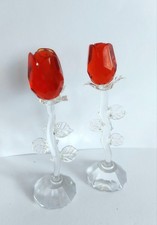 Crystal glass rose for sale  BRADFORD