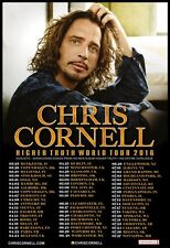 Pôster de concerto Chris Cornell 2016 bilheteria turnê mundial soundgarden comprar usado  Enviando para Brazil