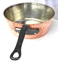 Panela de cobre francesa vintage 9,8 polegadas feita na França lata martelada em perfeito estado 2 mm 5 lb comprar usado  Enviando para Brazil