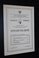 Speisekarte hog leipziger gebraucht kaufen  Deutschland