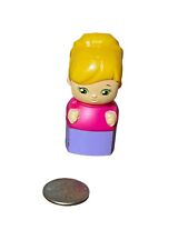 Boneco Mega Bloks First Builders (vestido roxo menina/cabelo loiro) comprar usado  Enviando para Brazil