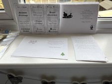 Christmas card inserts for sale  WAKEFIELD