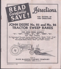 John deere directions for sale  Fort Collins