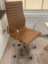 Brown leather office for sale  LONDON