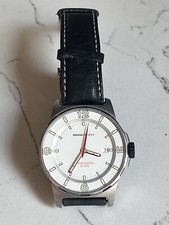 Momo Design Relógio Automático Limitado Exclusivo do Japão - Rosto Branco - Pulseira de Couro comprar usado  Enviando para Brazil