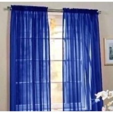Pieces blue sheer for sale  North Highlands