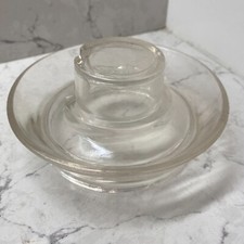 Base de agua y alimentador de vidrio transparente vintage para pollo aves de corral solo patente No. 126997 segunda mano  Embacar hacia Mexico