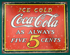 Coca cola metal for sale  BENFLEET