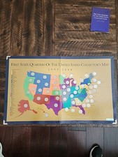 Primeiros quartos do estado dos Estados Unidos mapa de colecionadores 1999-2008 completo  comprar usado  Enviando para Brazil