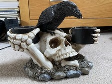 Gothic halloween skull for sale  PETERBOROUGH