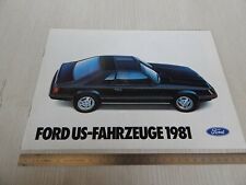 Brochure depliant ford usato  Santena
