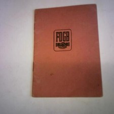 Fdgb mitgliedsbuch mitgliedsma gebraucht kaufen  Deutschland