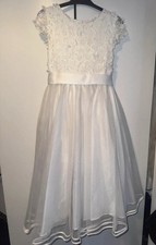 Girls ivory flower for sale  DUDLEY