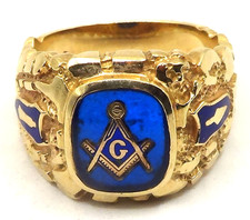 Men nugget masonic for sale  Ruther Glen