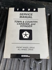 1999 Chrysler Town & Country Dodge Caravan Voyager manual de serviço OEM de fábrica comprar usado  Enviando para Brazil