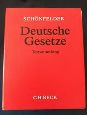 Deutsche gesetze schonfelder gebraucht kaufen  Versand nach Germany