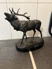 Bronze hirsch marmorplatte gebraucht kaufen  Erkrath