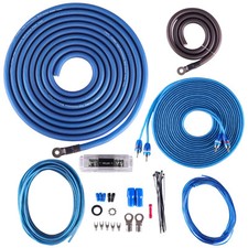 NOVO KIT DE FIAÇÃO AMPLIFICADOR SKAR AUDIO CALIBRE 1/0 2000 WATT CCA W RCA (SKAROANL-CCA) comprar usado  Enviando para Brazil