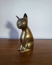 Statuette chat laiton d'occasion  Les Andelys