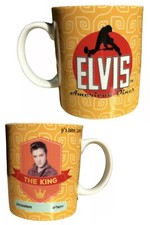 Caneca de chá ELVIS PRESLEY Jerusalem Israel Tour AMERICAN DINER sopa café rara comprar usado  Enviando para Brazil