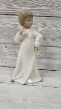 Porcelain standing angel for sale  POOLE