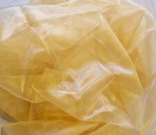 Gold organza fabric for sale  SMETHWICK