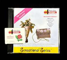 Silk flowers embroidery for sale  Chicago