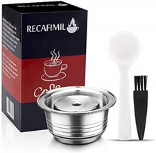 Usado, Cápsula de café - Filtro de aço inoxidável recarregável reutilizável suporte para cápsulas de café comprar usado  Enviando para Brazil
