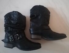 Schwarze kurze stiefel gebraucht kaufen  Hamburg