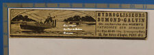 Hydroglisseur dumond galvin d'occasion  Beaumont-de-Lomagne