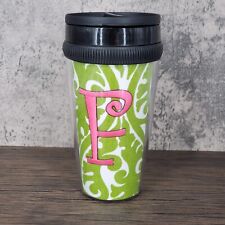 Adorável copo de viagem de café personalizável 12 oz. Bordado 'F' verde branco comprar usado  Enviando para Brazil