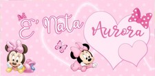 Banner striscione nascita usato  Acate