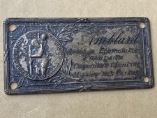 Plaque tole carte d'occasion  Paris XI