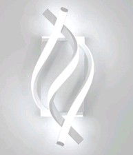 Apliques de Pared DELIPOP, Iluminación LED Moderna Espiral, 6500K Blanco Frío... segunda mano  Embacar hacia Mexico