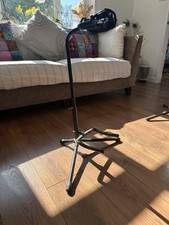Black metal foldable for sale  LEICESTER