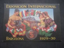 POSTAL EXPOSICION INTERNACIONAL BARCELONA 1929 - 30. MAQUINAS DE COSER SINGER comprar usado  Enviando para Brazil