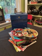 Vintage Lot (38) CHILDREN’S 45RPM Records Some Xmas Plus Blue Vinyl Carry Case, usado comprar usado Vintage Lot (38) CHILDREN’S 45RPM Records Some Xmas Plus Blue Vinyl Carry Case, usado comprar usado  Enviando para Brazil