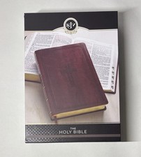 KJV Holy Bible, Super Giant Print Faux Leather Red Letter Edition - Thumb Index na sprzedaż  Wysyłka do Poland